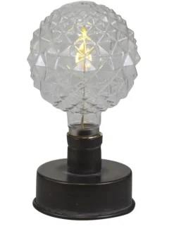 Chic Antique Lampe mit gemusterter Glühbirne