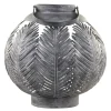 Chic Antique Laterne aus Eisen mit Blattdekor