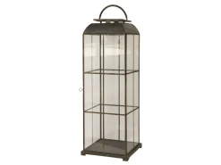 Chic Antique Laterne mir Eisengitter