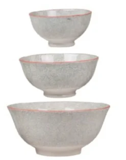 Chic Antique Latteschüssel mit Muster 3er Set