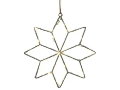 Chic Antique LED Stern drinnen & draußen