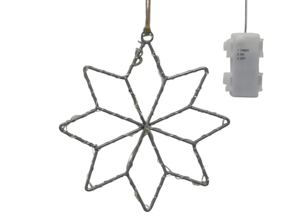 Chic Antique LED Stern drinnen & draußen