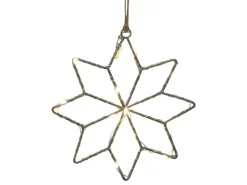 Chic Antique LED Stern drinnen & draußen