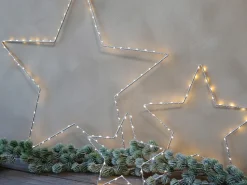 Chic Antique LED Weihnachtsstern drinnen & draußen