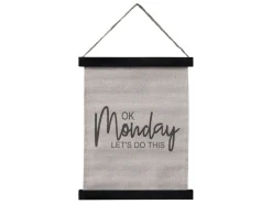 Chic Antique Leinwandbild mit Text zum Aufhängen klein