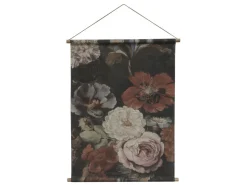 Chic Antique Leinwandbild zum Aufhängen mit Blumenprint