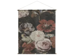Chic Antique Leinwandbild zum Aufhängen mit Blumenprint