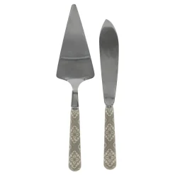 Chic Antique Linas Tortenheber und Kuchenmesser mit Muster im Set