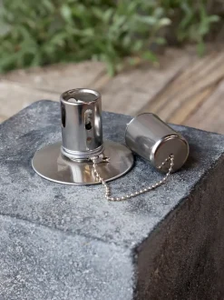 Chic Antique Öllampe im Zement