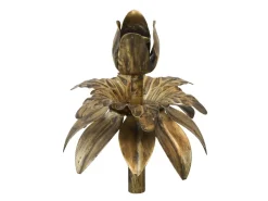 Chic Antique Messing Kerzenhalter mit Blättern für Vase, Flasche