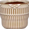 Chic Antique Nimes Übertopf mit Rillen