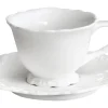 Chic Antique Provence Kaffeetasse mit Untertasse