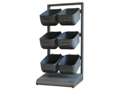 Chic Antique Regal mit 6 abnehmbare Boxen