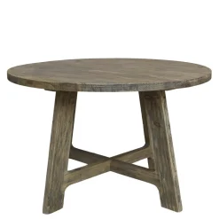 Chic Antique Runder Esstisch aus Recyclingholz