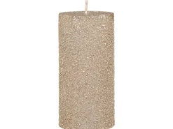 Chic Antique Rustikale Stumpenkerze rau