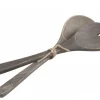 Chic Antique Salatbesteck Laon 2er Set aus Mangoholz