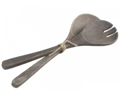 Chic Antique Salatbesteck Laon 2er Set aus Mangoholz