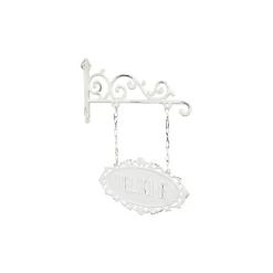 Chic Antique Schild Welcome aus Eisen