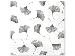 Chic Antique Serviette Gingko Blätter