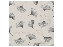 Chic Antique Serviette Gingko Blätter