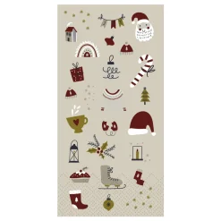 Chic Antique Servietten mit Weihnachtsmotiv