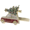 Chic Antique Serviettenring mit Auto und Weihnachtsbaum