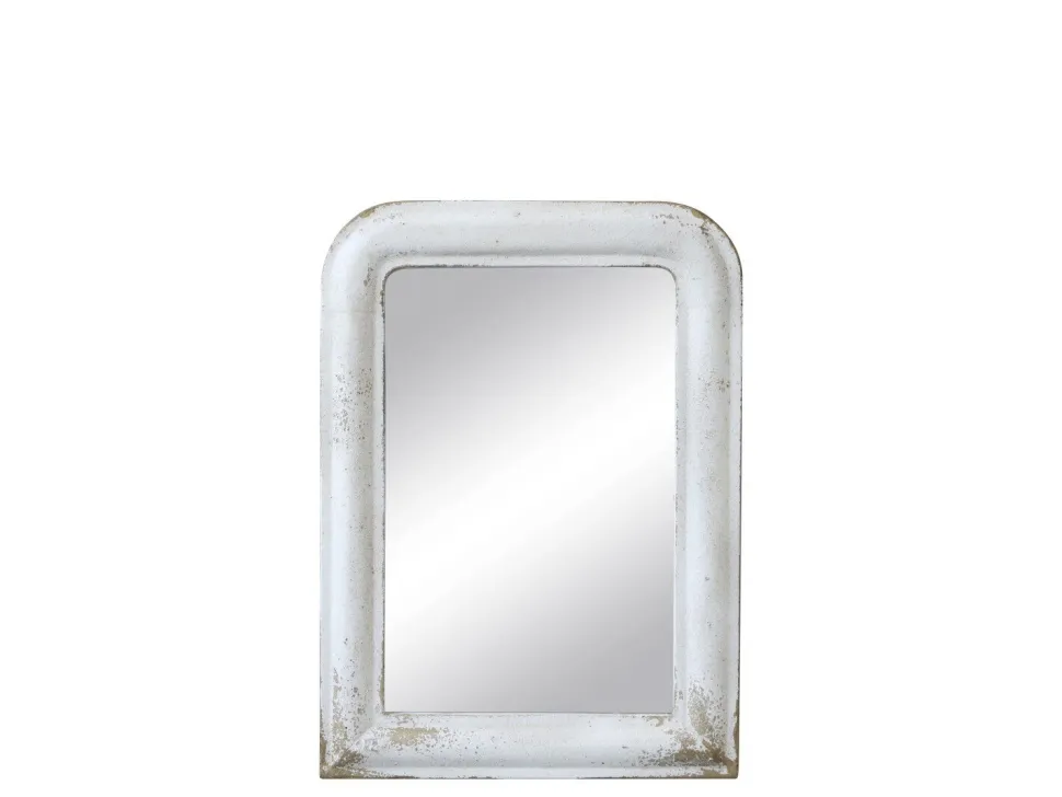 Chic Antique Spiegel aus Eisen im Shabby Look