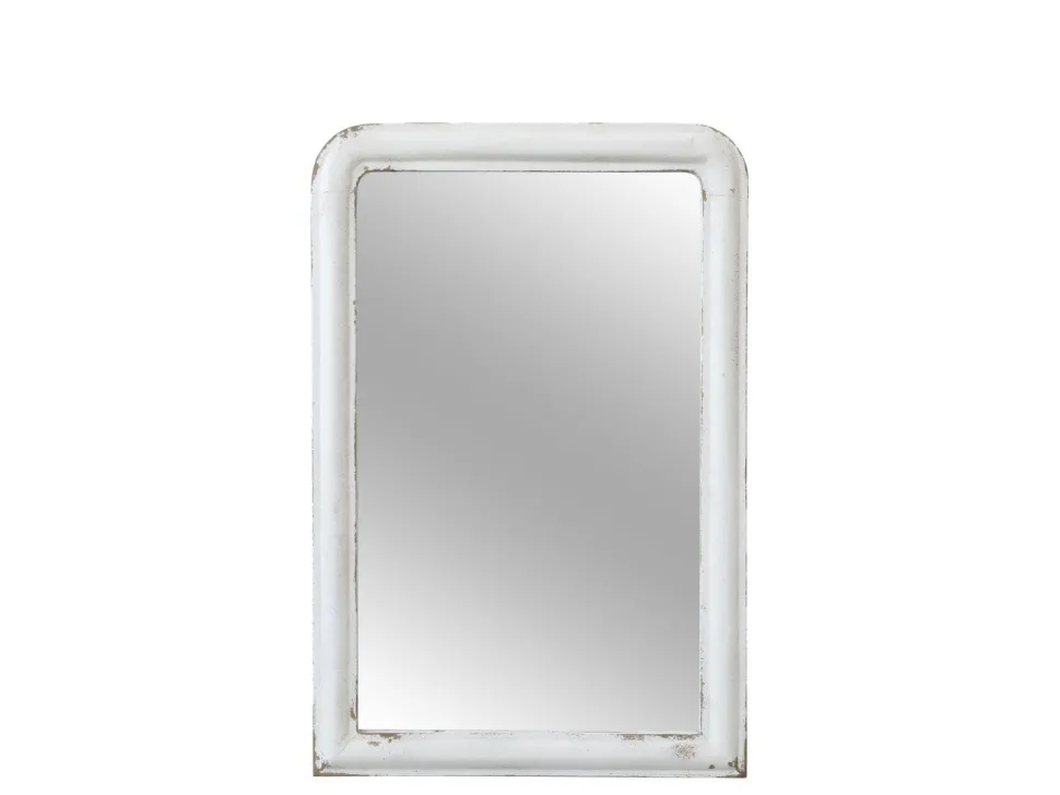 Chic Antique Spiegel aus Eisen im Shabby Look