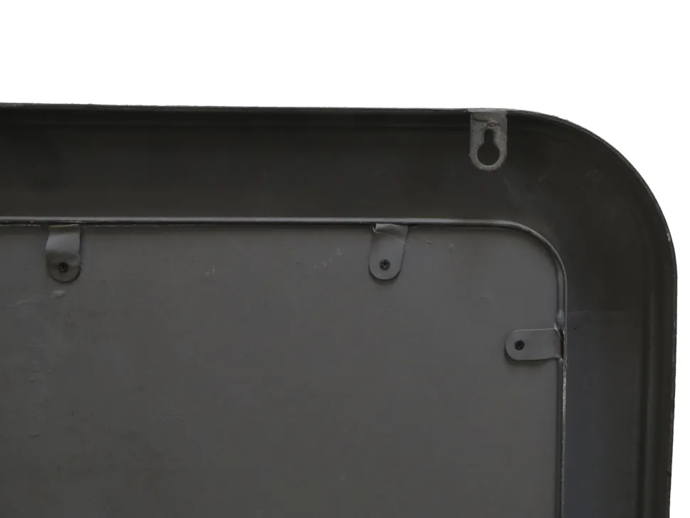 Chic Antique Spiegel aus Eisen im Shabby Look