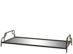 Chic Antique Spiegeltablett mit Henkel