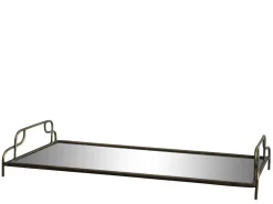 Chic Antique Spiegeltablett mit Henkel