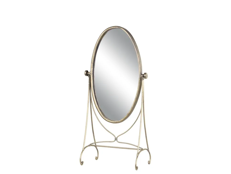 Chic Antique Standspiegel Tischspiegel auf Fuß