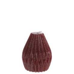 Chic Antique Stumpenkerze Diamant mit Glitzer