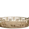 Chic Antique Tablett aus Bambus und Rattan