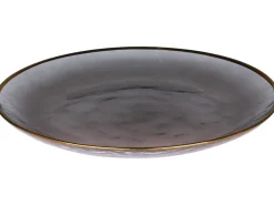 Chic Antique Teller mit Goldrand