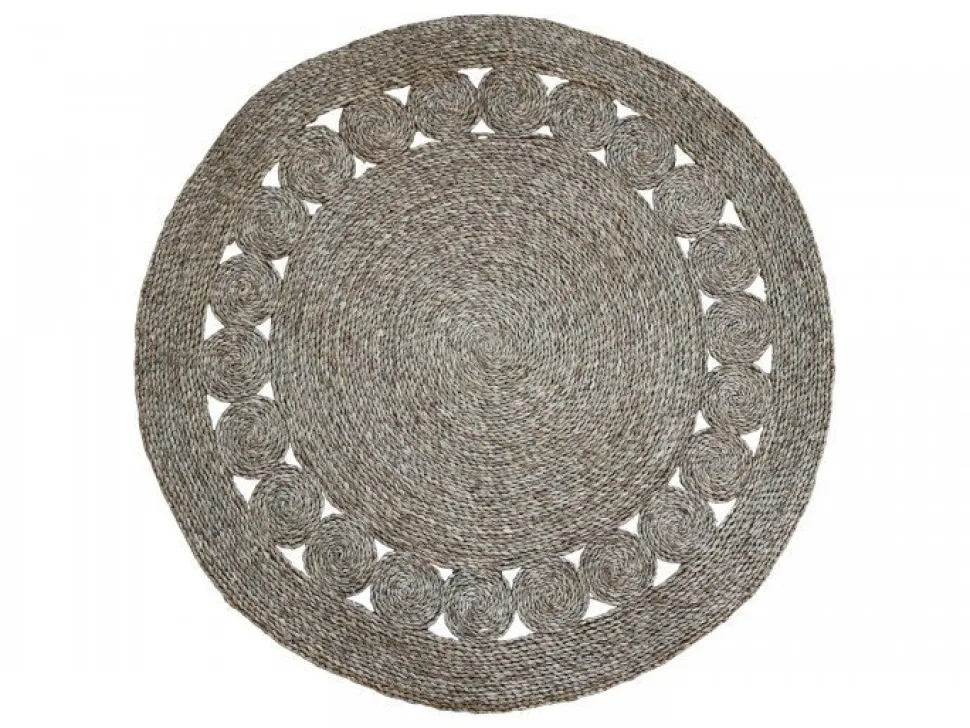 Chic Antique Teppich aus geflochtenem Seegras