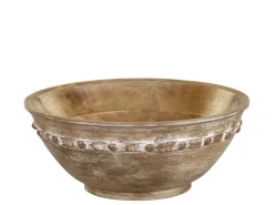 Chic Antique Tours Schüssel in Holz mit Muster