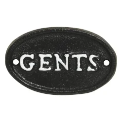 Chic Antique Türschild aus Eisen