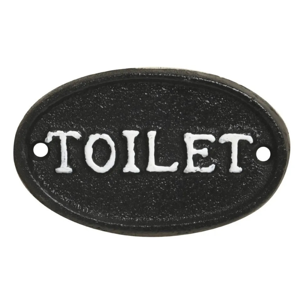 Chic Antique Türschild aus Eisen