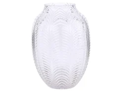 Chic Antique Vase mit Blattmuster