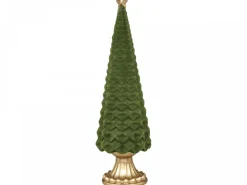Chic Antique Velours Weihnachtsbaum auf Fuß