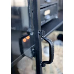 Chic Antique Vitrinenschrank mit 3 Türen und Regalen