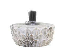 Chic Antique Vittel Öllampe mit Gold Muster