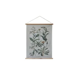 Chic Antique Wandbild aus Stoff mit Motivdruck