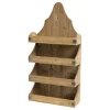 Chic Antique Wandregal mit 4 Ablagen