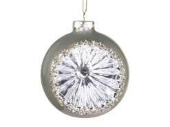 Chic Antique Weihnachtskugel mit Kristalloptik