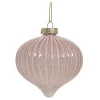 Chic Antique Weihnachtskugel Rosa Tropfenform