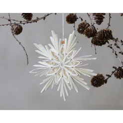 Chic Antique Weihnachtsstern Aufhänger aus Papier