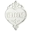 Chic Antique Welcome Schild aus Eisen