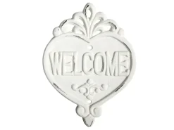 Chic Antique Welcome Schild aus Eisen